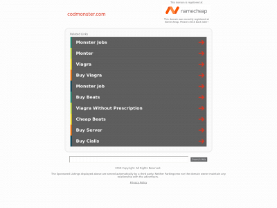 codmonster.com snapshot