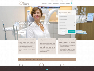 madentis.lt snapshot