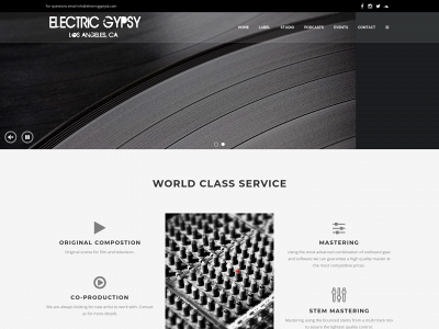electricgypsyla.com snapshot