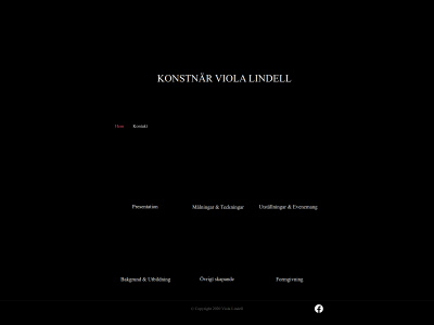 konstnarviolalindell.se snapshot