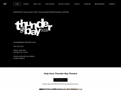 www.thunderbaytheatre.com snapshot