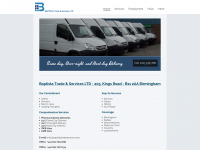 baptistatradeservices.com snapshot
