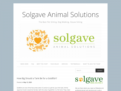 solgaveanimalsolutions.com snapshot
