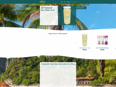 oceansgoldorganics.com snapshot