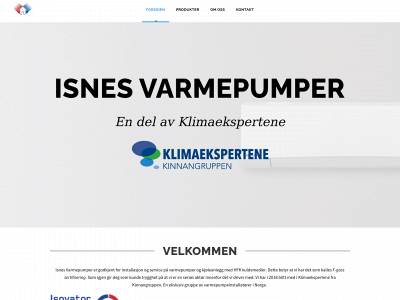 isnesvarmepumper.no snapshot