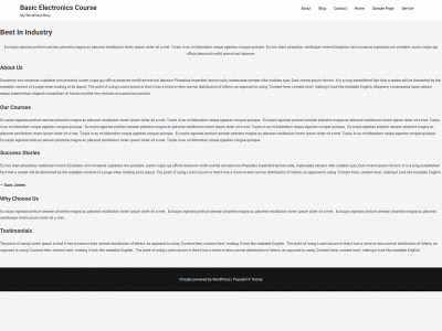 basicelectronicscourse.com snapshot