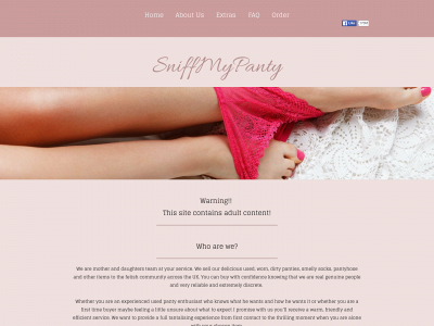 sniffmypanty.com snapshot