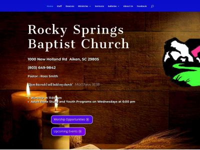 rockyspringsbaptist.org snapshot