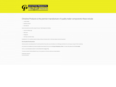 cptrailerparts.co.nz snapshot