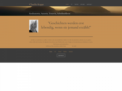 claudiakoppe.de snapshot