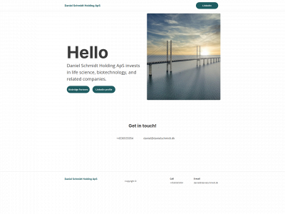 danielschmidt.dk snapshot