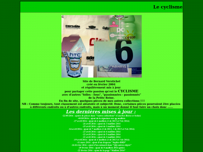 www.mapassion-lecyclisme.be snapshot