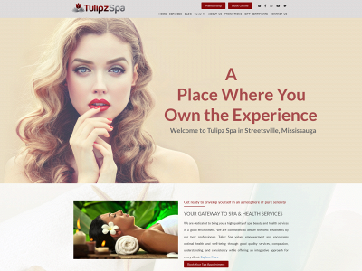 tulipzspa.com snapshot