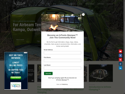 intentsglampingusa.com snapshot
