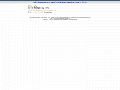sushidesignsny.com snapshot