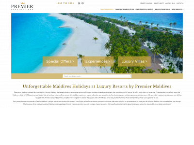 premiermaldives.com snapshot