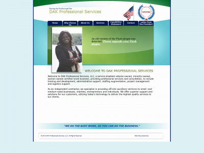 dakprofessionalservices.com snapshot