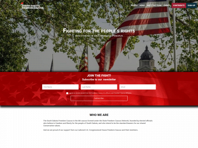 sdfreedomcaucus.com snapshot