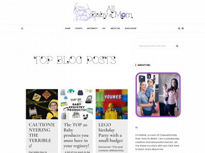 allbabyandmom.com snapshot