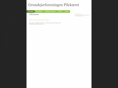 pilekaeret.dk snapshot