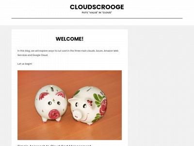 cloudscrooge.com snapshot