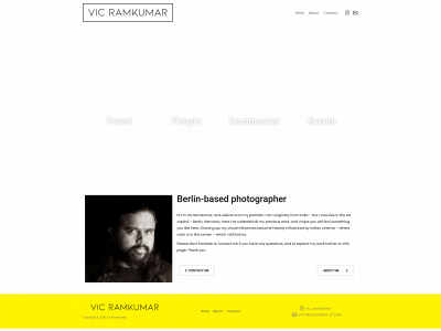 vicramkumar.com snapshot
