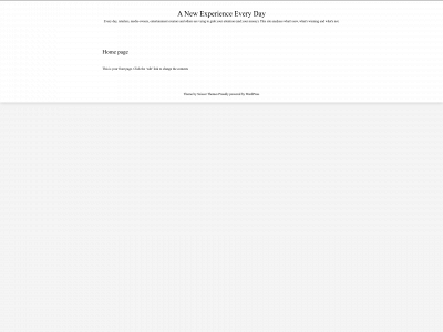 newexperienceeveryday.com snapshot