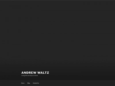andrewwaltzofficial.net snapshot