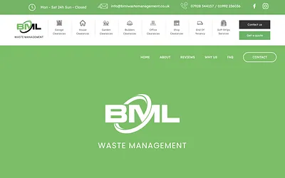 bmlwastemanagement.co.uk snapshot