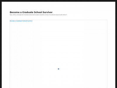 graduateschoolsurvivor.com snapshot