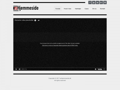 enhjemmeside.dk snapshot