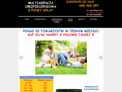 ubezpieczeniakleczew.pl snapshot