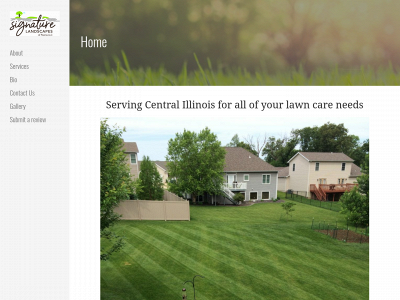signature-landscapes.com snapshot