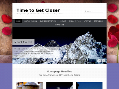 timetogetcloser.com snapshot