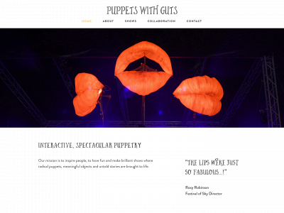 puppetswithguts.com snapshot