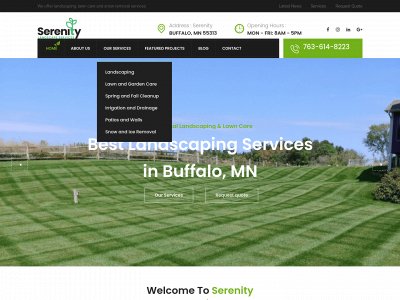 serenitylandscapemn.com snapshot