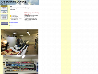 pjsmachinequilting.com snapshot