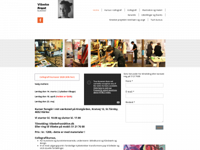vibeke-frost.dk snapshot