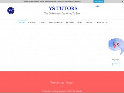ystutor.co.uk snapshot