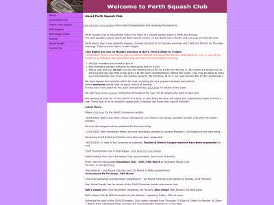 perthsquashclub.co.uk snapshot