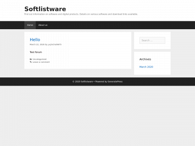 softlistware.com snapshot