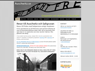 auschwitz.se snapshot