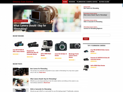 cinemacamcentral.com snapshot