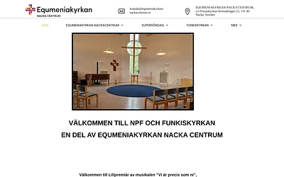 equmeniakyrkan-nackacentrum.se snapshot