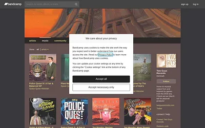 twoguysrecords.com snapshot