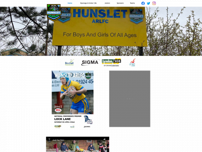 hunsletarlfc.com snapshot