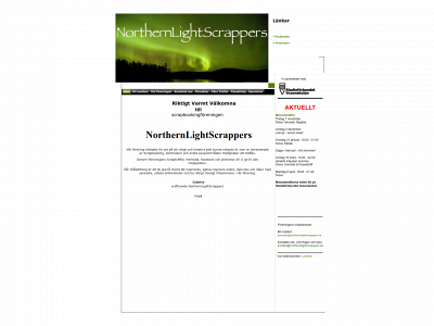 northernlightscrappers.se snapshot