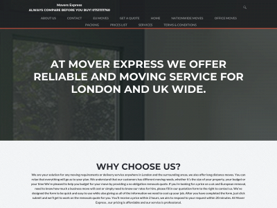 moverexpress.co.uk snapshot