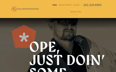 oldfashionedroofing.com snapshot