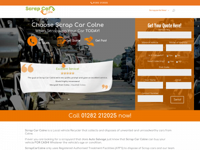 scrapcarcolne.co.uk snapshot